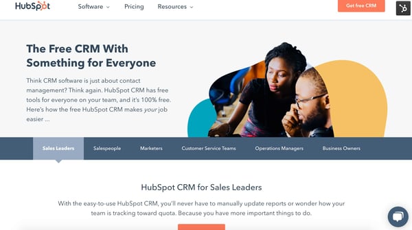 HubSpot CRM example of salesforce alternative